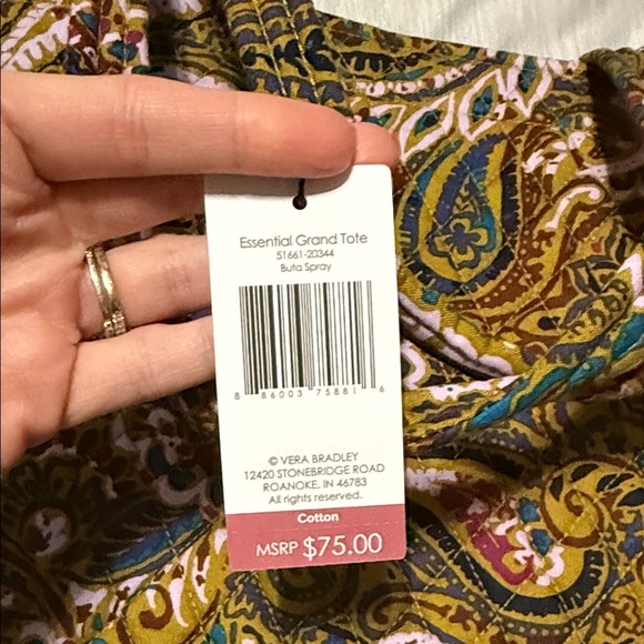 Vera Bradley Tote Bag - Picture 2 of 4